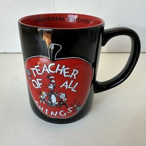 Teacher Of All Things Dr. Seuss Mug Cup Ceramic Gift Universal Studios 12oz